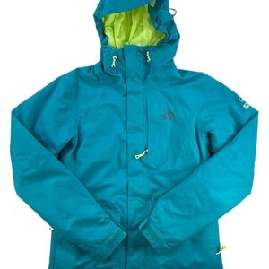 The North Face Women's Teal and Lime Steep Series Ski Snow Performance Shell